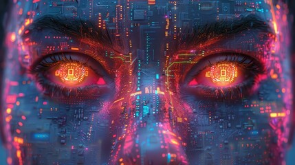 In a digitally surreal realm