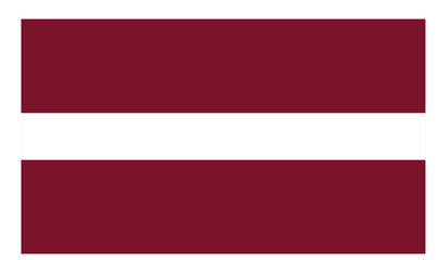 Obraz premium Flagge - Latvia