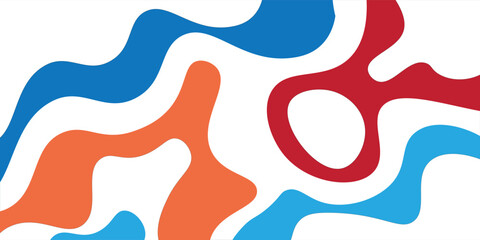 Colorful abstract background with swirling patterns in various bright colors © zainuddin