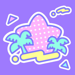 80sレトロポップスターフレーム♪