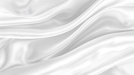 Abstract white wave background .