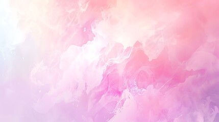 a white background with a blurred gradient in pastel pink shades .