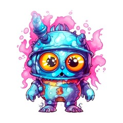 Obraz premium illustration art monster colorful