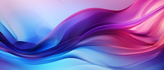 Obraz premium Blue and purple abstract fluid background with copy space,