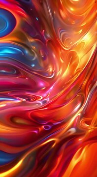 Flowing Waves: Abstract Background