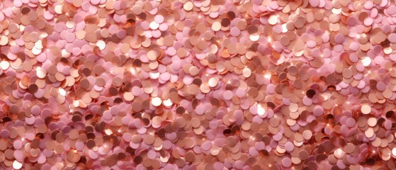 Rose gold glitter sparkle texture, seamless pattern, chic and trendy,