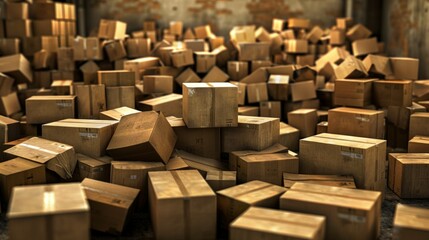 image of a wholesale stockpile full of boxes