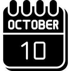 10  October Icon