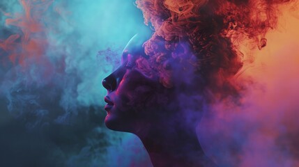 state of mind background concept. with copy space