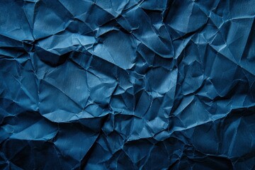 Dark blue paper texture background surface - generative ai