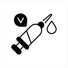 Vaccine vector icon