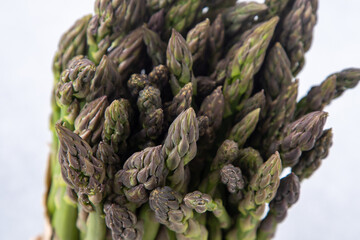 Bunch of green asparagus. Fresh spring vegetable