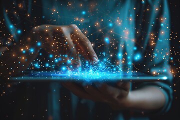 Finger operated tablet computer