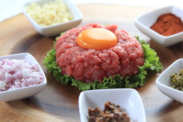 Korean Food - raw beef