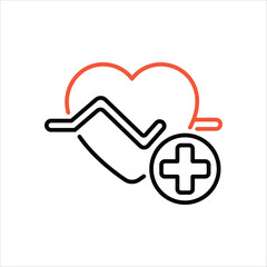 Cardiology vector icon