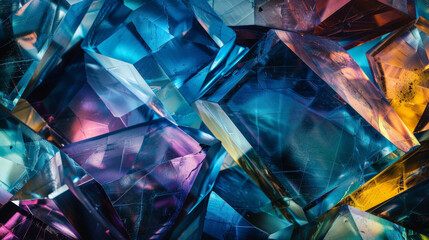 Texture of precious stone colorful surface. Natural gemstone formation and mineral beauty