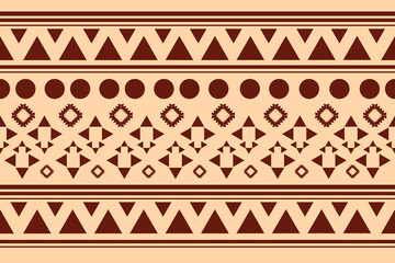 Navajo native american fabric seamless pattern,geometric tribal ethnic traditional background, design elements, design for carpet,wallpaper,clothing,rug,interior,embroidery vector illustration.
