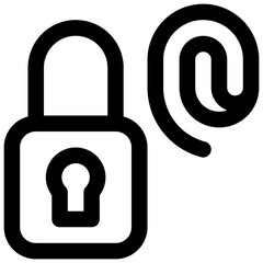 Biometrics. Editable stroke vector icon.