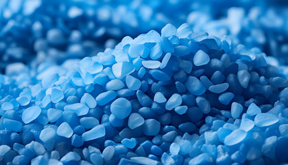 Blue Sand Texture with fine grains of sea salt