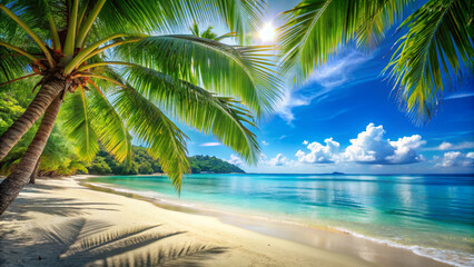 calming-beach-scene--exotic-tropical-beach-landsca