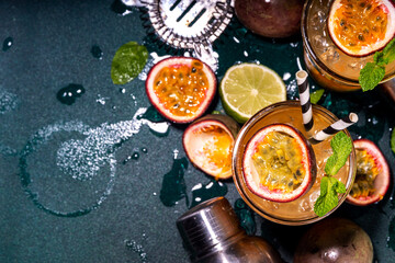 Passion fruit lemonade