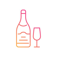 Wine vector icon