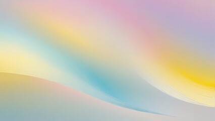 Abstract yellow and purple iridescent background with colorful waves, light and shadow, holographic gradient colors backdrop for banner, poster, greeting cards