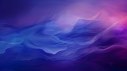 Obraz premium Smooth Gradient Landscape in Soothing Shades of Blue and Purple Versatile Digital Painting Backdrop for Creative Projects