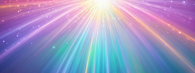 Obraz premium Colorful bokeh lights on dark background. Pastel light effect with blurred and sparkling dots. Abstract blurry Christmas background. Illustration for banner and poster