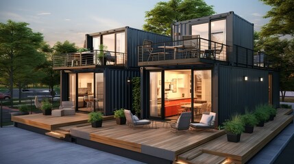 A photo of Minimal Container Homes Framed