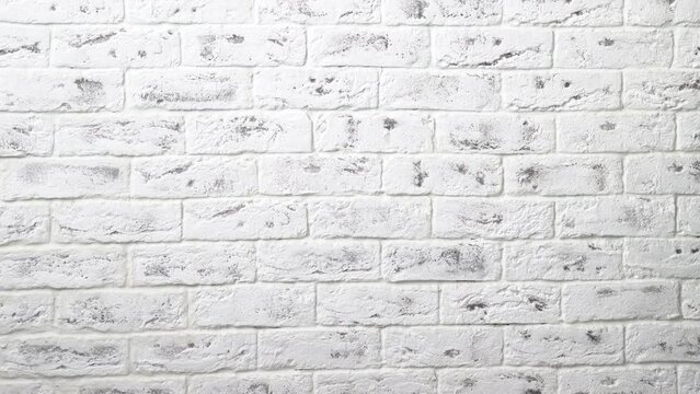 White textured brick wall background