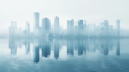 Fototapeta premium state of mind - city background concept with copy space