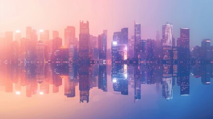 Fototapeta premium state of mind - city background concept with copy space