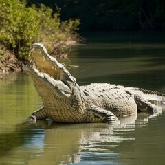 Primal Power: Close-Up of a Crocodile&rsquo;s Mighty Jaws