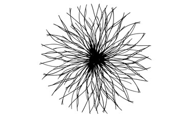 Tangled Chaotic Fuzzy Lines 