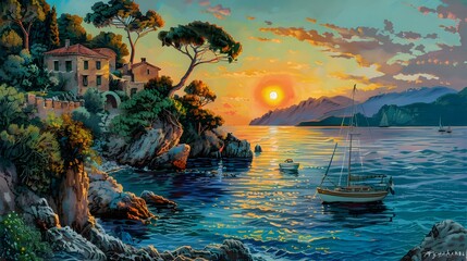 Mediterranean Sunset 