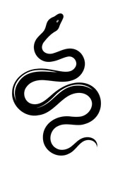 Snake silhouette icon symbol. vector illustration