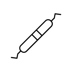 excavator icon. outline icon