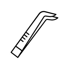 tweezers icon. outline icon