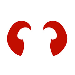 vector red devil horn