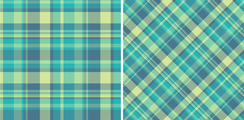 Seamless plaid vector of background textile tartan with a pattern fabric check texture.