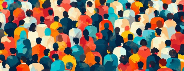 A diverse group of people from all walks of life.