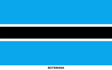 Flag of BOTSWANA, BOTSWANA national flag