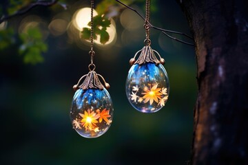 A brightly decorated Christmas tree with ornaments and lights for the holiday season.