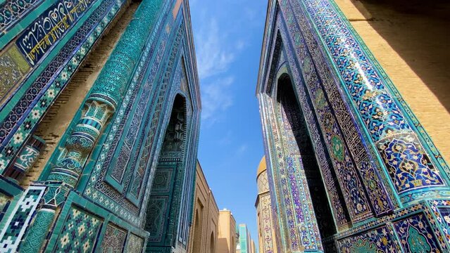 Shahi zinda necropolis, Samarkand, Uzbekistan	
