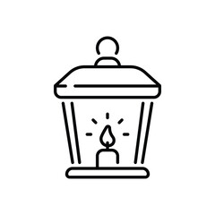 Lantern vector icon