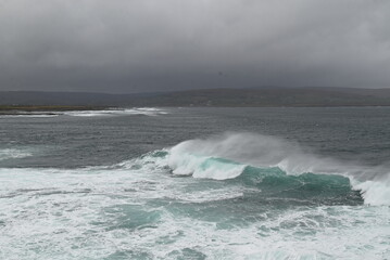 storm in the sea
