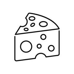 Cheese vector icon