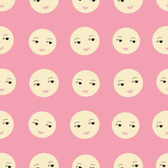 Continuous background, abstract pattern. Simple print for fabric, packaging.