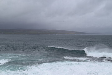 storm over the sea